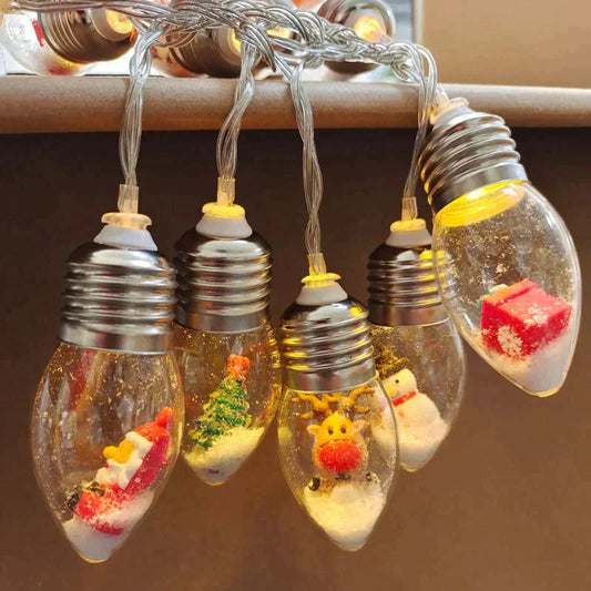 🎄Коледна винтидж декоративна светлинна верига - LED лампи Светлинни вериги🎅