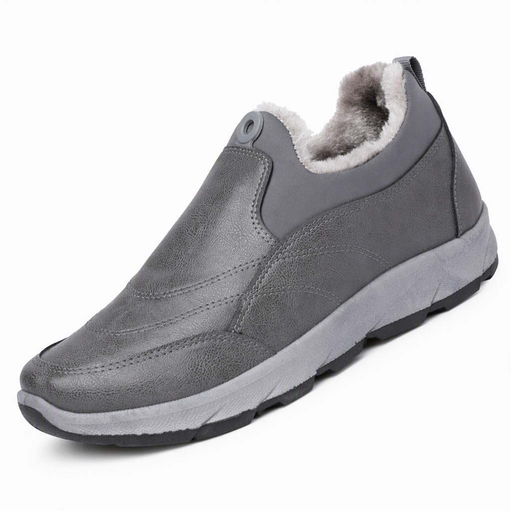 ❄️Chaussures d'hiver imperméables en polaire pour homme❄️dotées d'une semelle souple et antidérapante