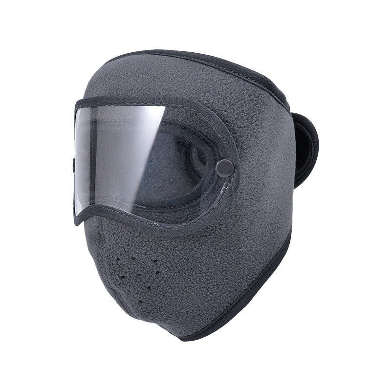 ❄️Masque facial d'hiver coupe-vent et chaud avec lunettes HD
