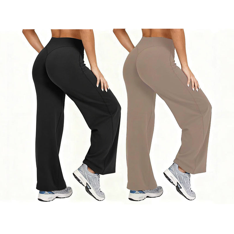 🔥 Achetez-en 2 – Économisez encore plus ! Pantalons de yoga larges à taille haute pour femmes🏃♀️😍