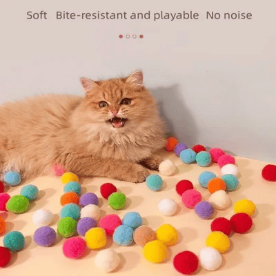 🐱Плюшен пистолет за стрелба с топки