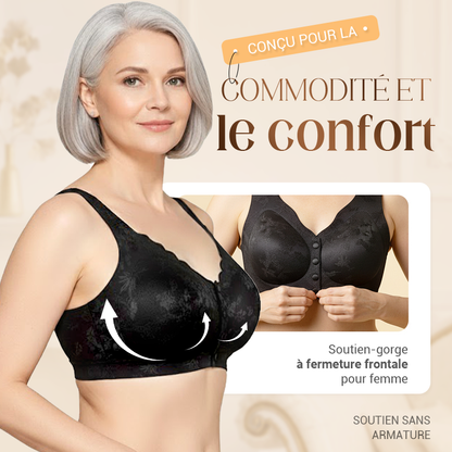 🔥acheté 1 offerts 2 🏆Soutien-Gorge Confortable Sans Armature avec Fermeture Frontale🌿