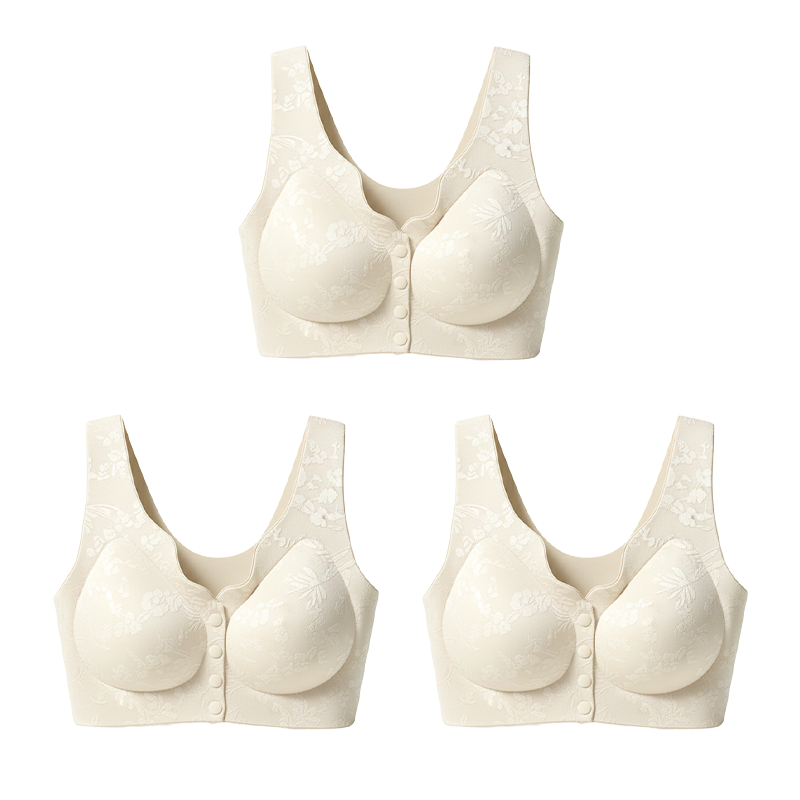 🔥acheté 1 offerts 2 🏆Soutien-Gorge Confortable Sans Armature avec Fermeture Frontale🌿