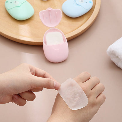 ⏰Преносима сапунена хартия за употреба на открито (50 таблетки в кутия)🧼