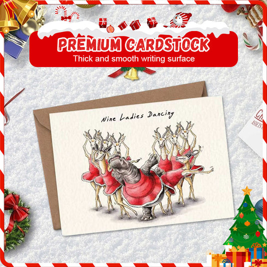 🎄Комплект коледни картички „Дванадесет дни“