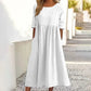 【S-5XL】👗Памучна рокля с кръгло деколте и джобове