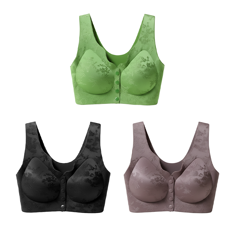 🔥acheté 1 offerts 2 🏆Soutien-Gorge Confortable Sans Armature avec Fermeture Frontale🌿