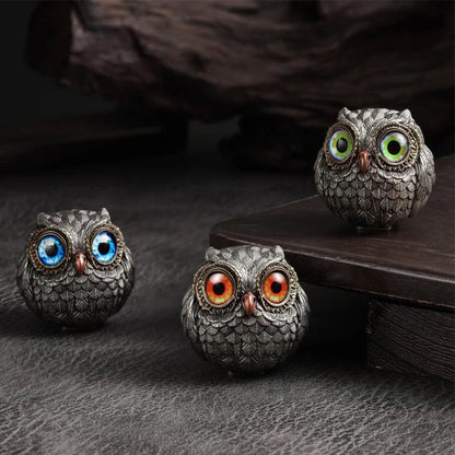 🦉Реалистична фигурка на пазител на щастлива сова