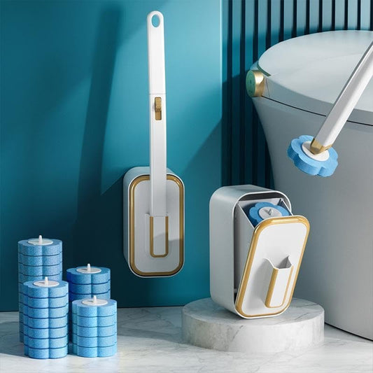 🚽Иновативен комплект четки за тоалетна за стенен монтаж