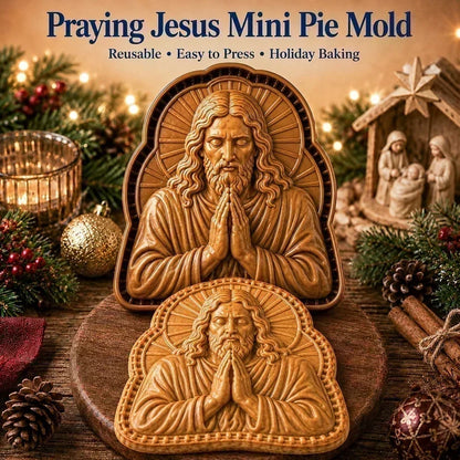 ✝️ Mini zestaw foremek do wypieków świątecznych z motywami religijnymi i żłóbkiem | Formy wielokrotnego użytku do tradycyjnego świątecznego pieczenia 🥧✨