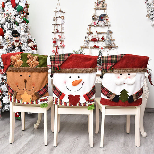 🎅 Коледна тема за покривка за стол 🪑💖