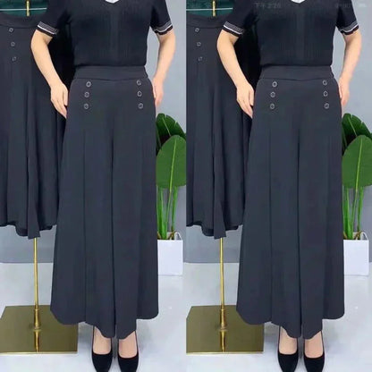 🎉【M-4XL】✨Стил плисирани панталони с широки крачоли