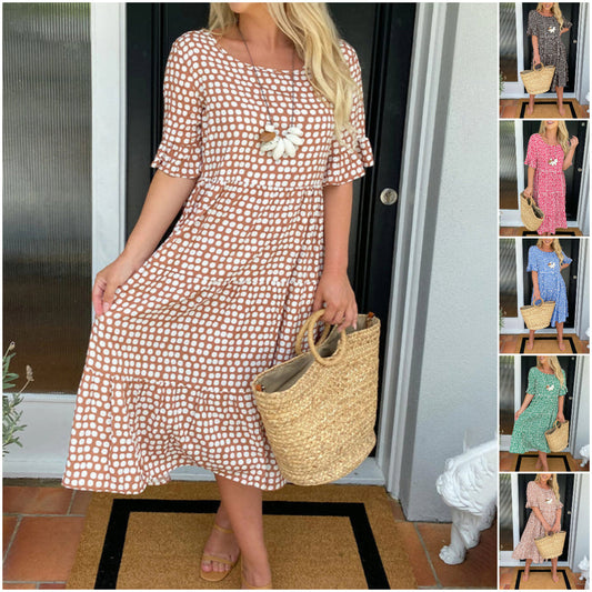 👗 Рокля с кръгло деколте и бюстие