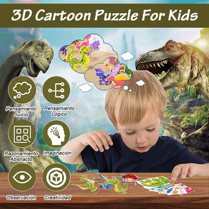 🎁Образователен 3D анимационен пъзел