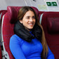 ✈️Пътуваща възглавница за врата, която може да се пълни с дрехи