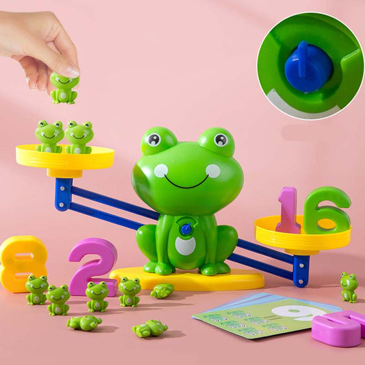 🐸Детски комплект играчки за баланс с анимационни животни