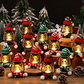 🧑‍🎄Мини фенер за снежен човек с шапки и шалове