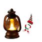 🧑‍🎄Мини фенер за снежен човек с шапки и шалове