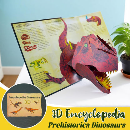 🦖 3D Енциклопедия Преисторически динозаври: Разпалете интелектуалното пътешествие на вашите деца! 📚