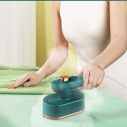 👕 💨 Mini żelazko parowe idealne w podróży – z możliwością obrotu o 90°, z płytkami ceramiczno-tytanowymi, idealne do podróży i szybkiego prasowania 🧳