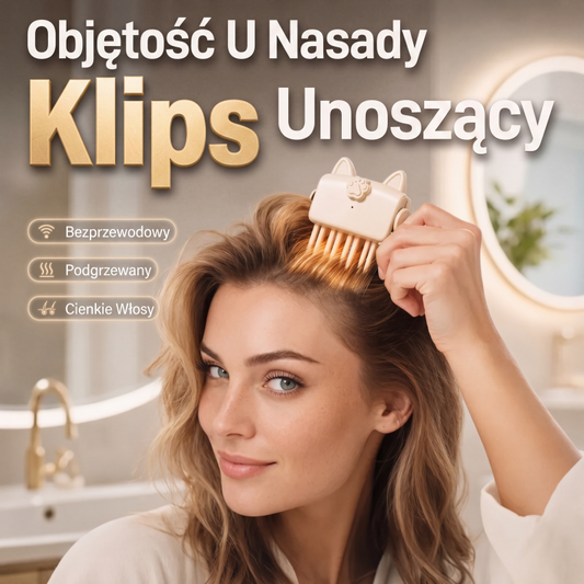 🔥💇Bezprzewodowa lokówka, przenośne urządzenie do stylizacji włosów przeznaczone specjalnie do cienkich i miękkich włosów