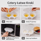🥚Urządzenie do gotowania jajek do kuchenki mikrofalowej z dwoma komorami — zgodne z normami dotyczącymi kontaktu z żywnością🍳
