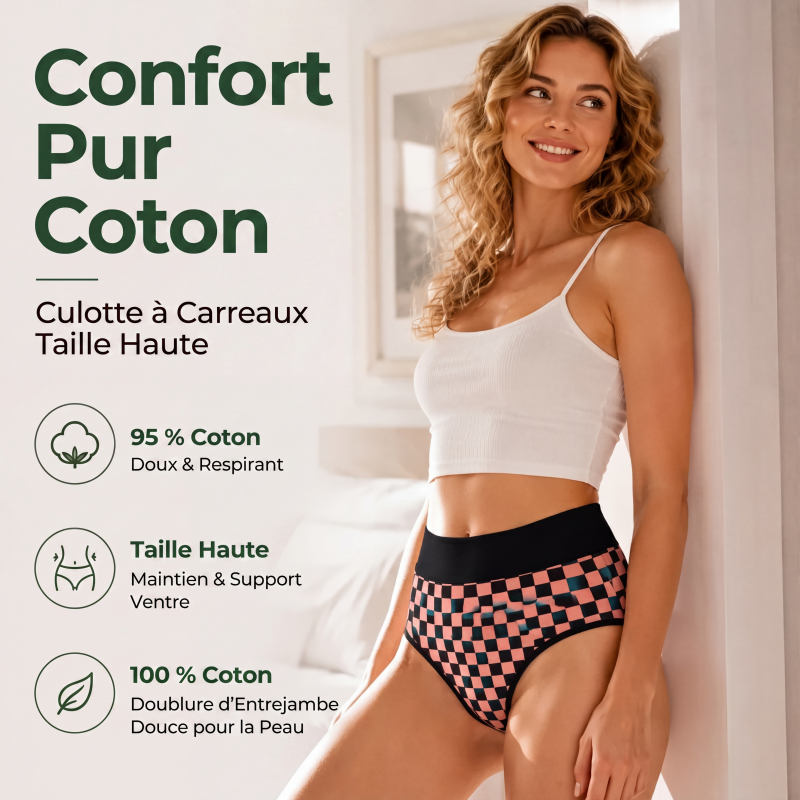 🌸 OFFRE LIMITÉE –50% ! ✨ Culottes extensibles douces à taille haute pour femme