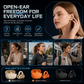 Bezprzewodowe słuchawki douszne Bluetooth typu „open-ear” z klipsem