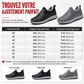 ❄️Chaussures d'hiver imperméables en polaire pour homme❄️dotées d'une semelle souple et antidérapante