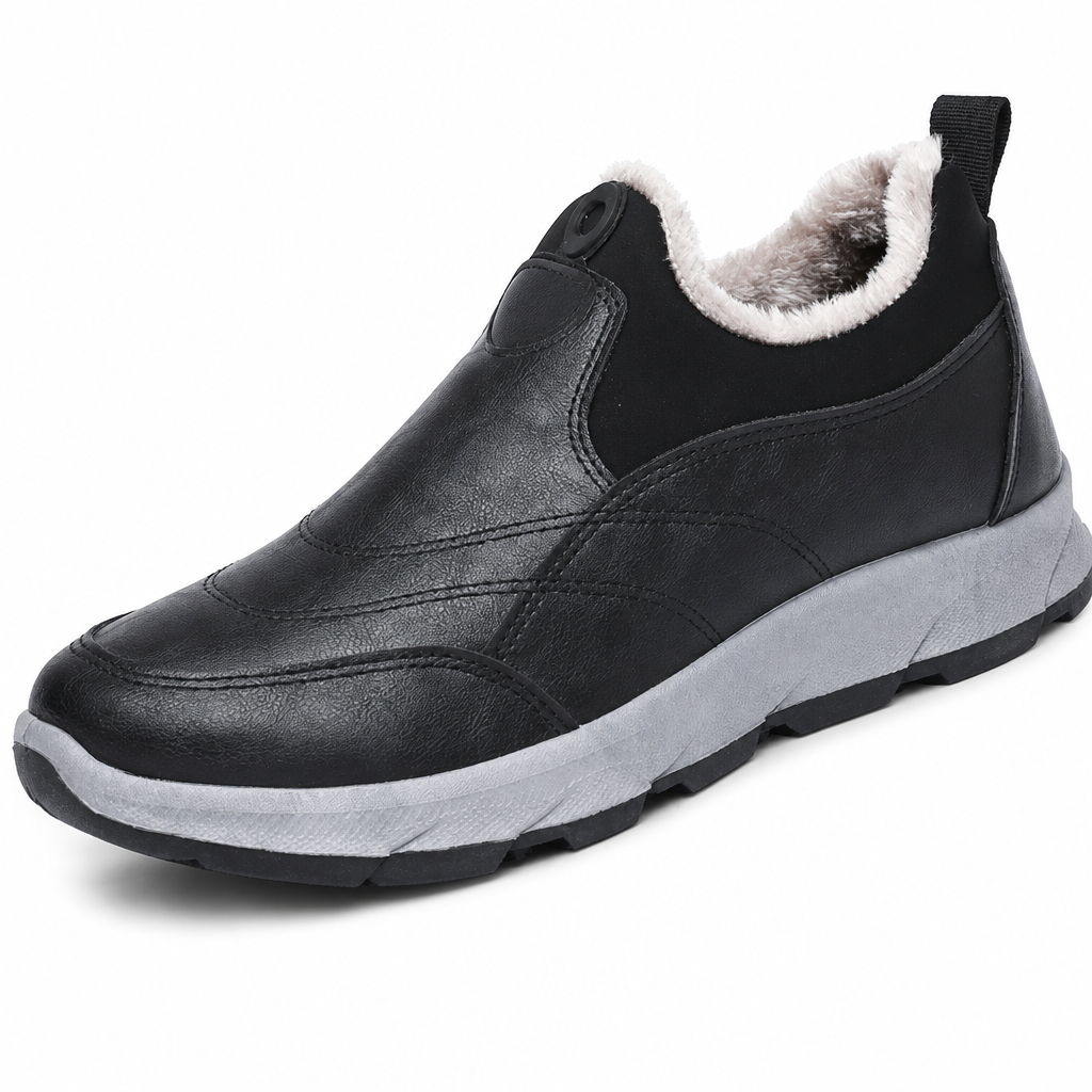 ❄️Chaussures d'hiver imperméables en polaire pour homme❄️dotées d'une semelle souple et antidérapante
