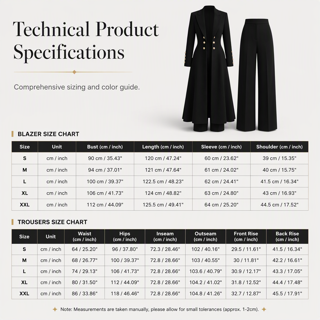 📢📢48 % DE RÉDUCTION !! ⏰Ensemble élégant d'automne pour femme, composé de deux pièces : un manteau rétro à manches longues et un pantalon sobre