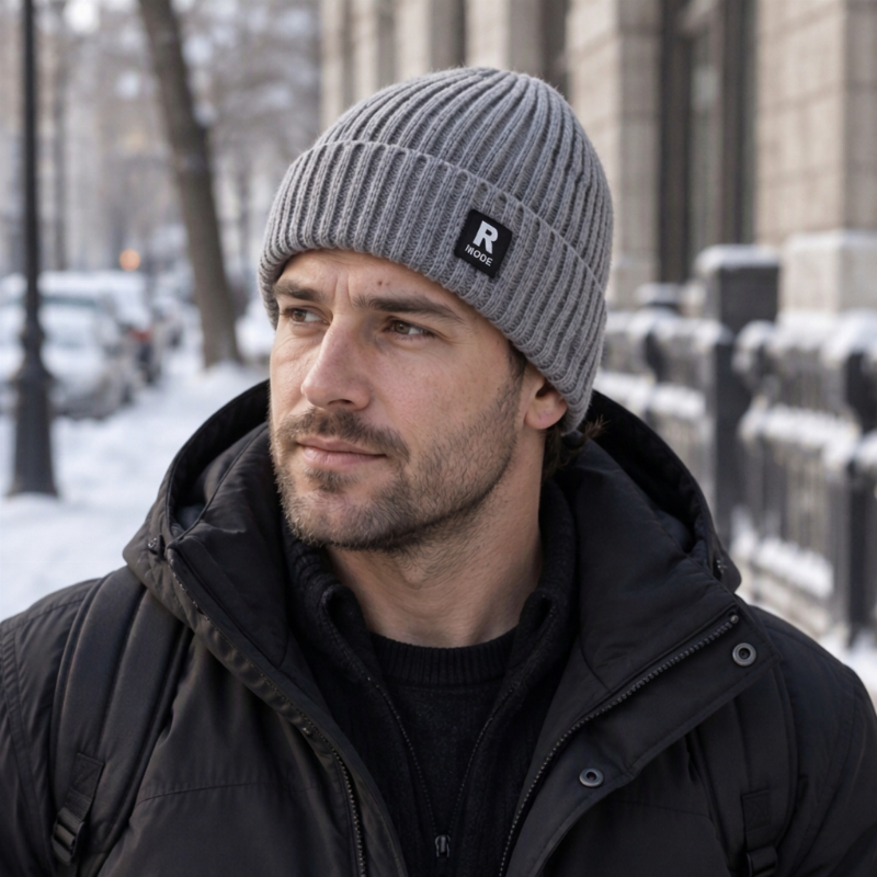 ⏳1 acheté, 1 offert⏳Bonnet chaud en maille slouchy pour homme