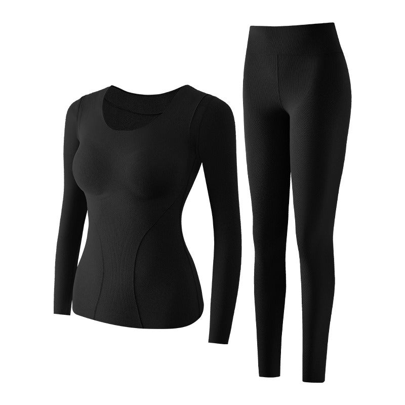 💖✨Ensemble de sous-vêtements thermiques sans coutures et auto-chauffants pour femme