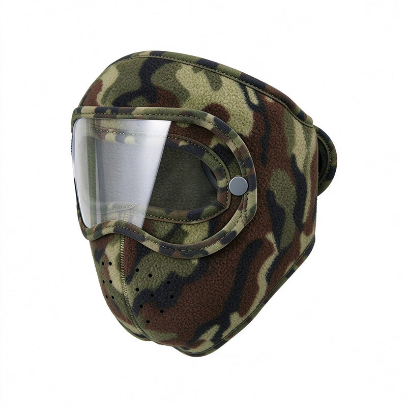 ❄️Masque facial d'hiver coupe-vent et chaud avec lunettes HD