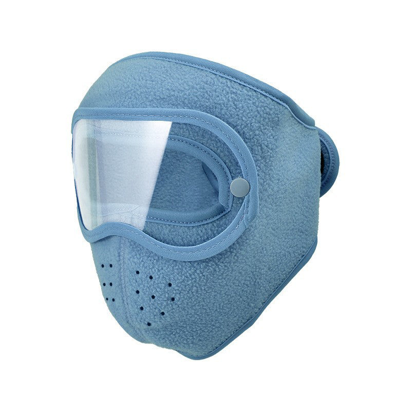 ❄️Masque facial d'hiver coupe-vent et chaud avec lunettes HD