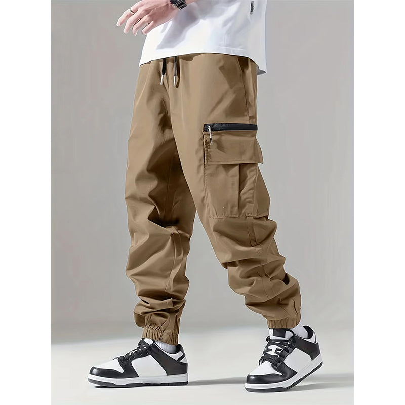 ✨ Pantalon cargo décontracté à plusieurs poches pour homme : facile à porter au quotidien 👖