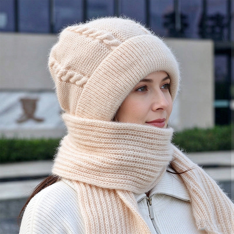 💖 Doux et agréable au toucher | Écharpe d'hiver à capuche pour femme