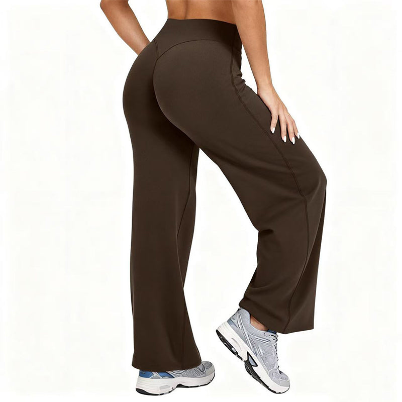 🔥 Achetez-en 2 – Économisez encore plus ! Pantalons de yoga larges à taille haute pour femmes🏃‍♀️😍