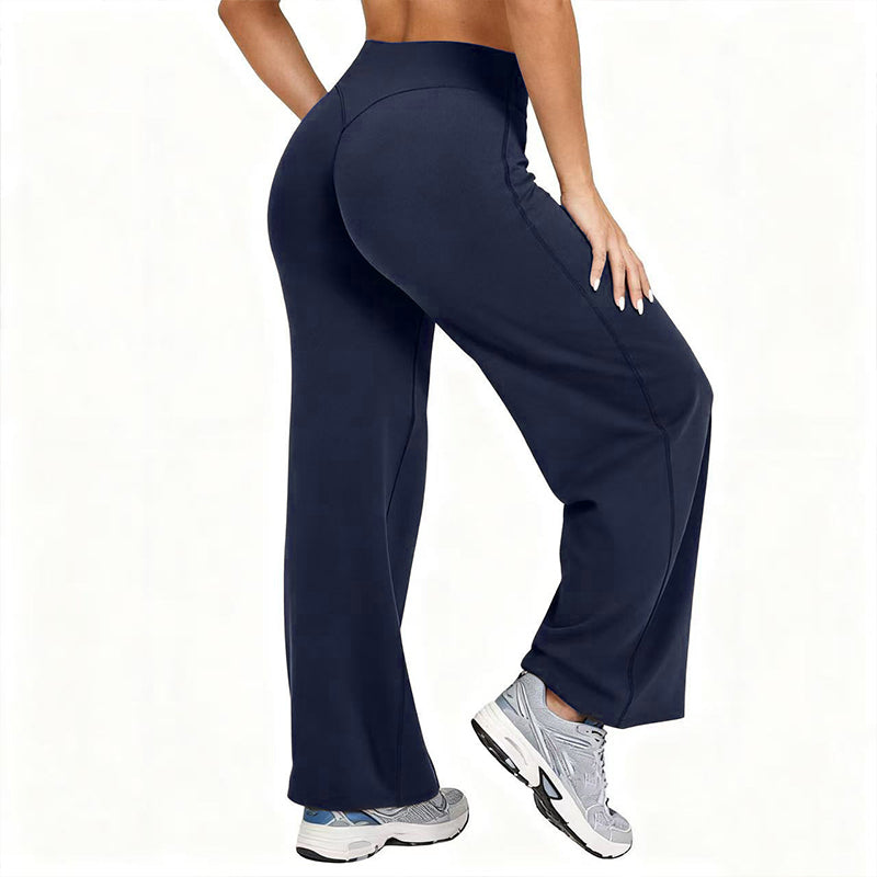 🔥 Achetez-en 2 – Économisez encore plus ! Pantalons de yoga larges à taille haute pour femmes🏃‍♀️😍