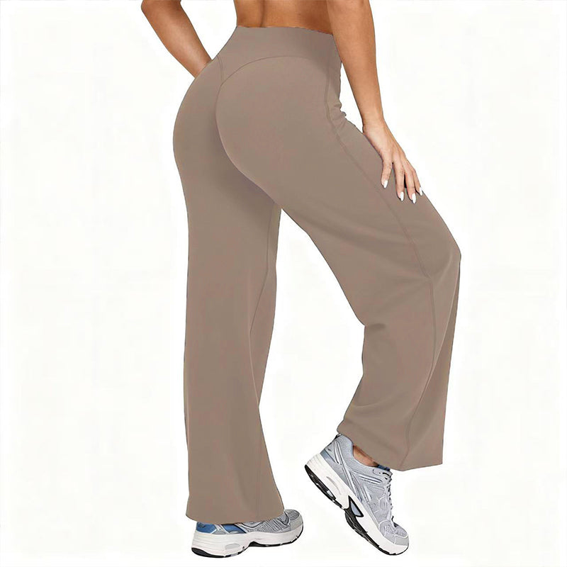 🔥 Achetez-en 2 – Économisez encore plus ! Pantalons de yoga larges à taille haute pour femmes🏃‍♀️😍