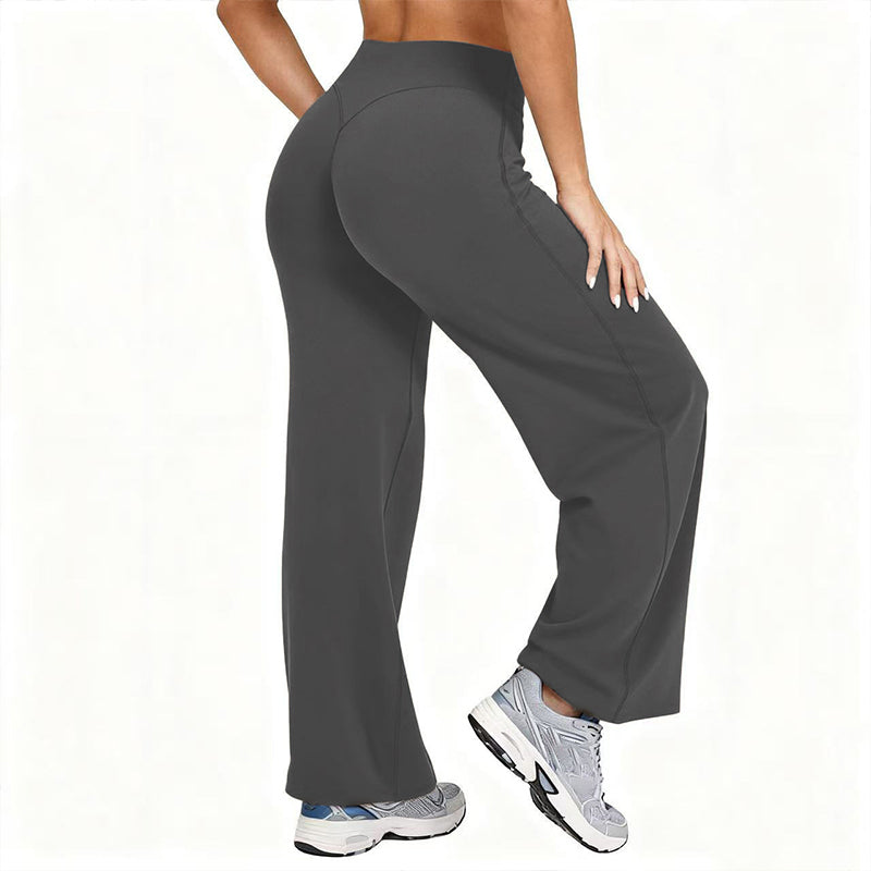🔥 Achetez-en 2 – Économisez encore plus ! Pantalons de yoga larges à taille haute pour femmes🏃‍♀️😍
