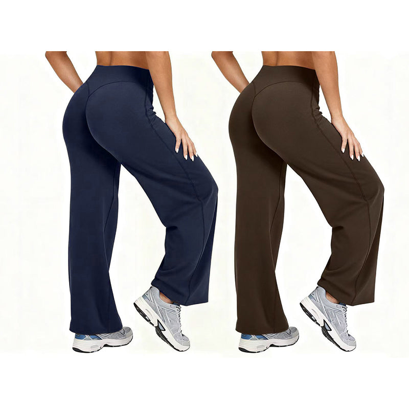 🔥 Achetez-en 2 – Économisez encore plus ! Pantalons de yoga larges à taille haute pour femmes🏃‍♀️😍