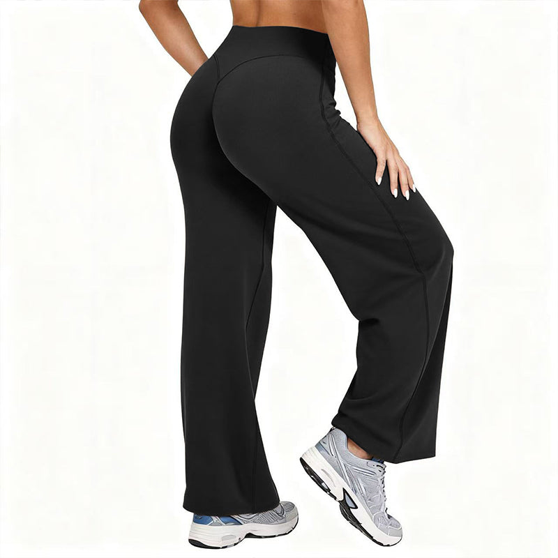 🔥 Achetez-en 2 – Économisez encore plus ! Pantalons de yoga larges à taille haute pour femmes🏃‍♀️😍