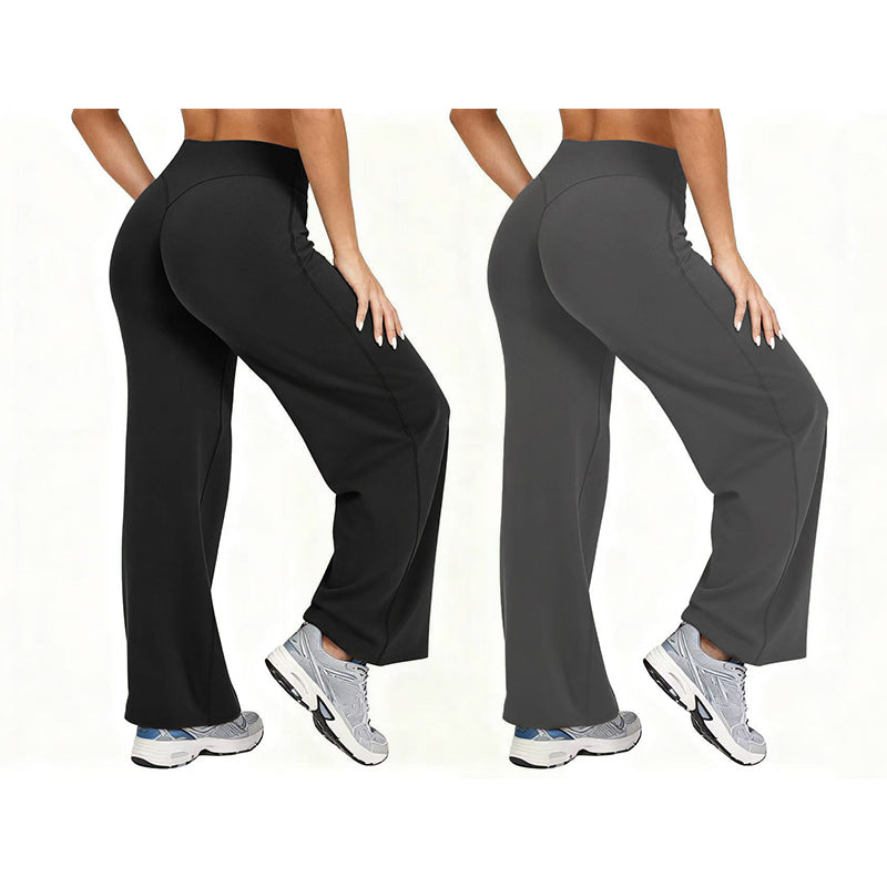 🔥 Achetez-en 2 – Économisez encore plus ! Pantalons de yoga larges à taille haute pour femmes🏃‍♀️😍