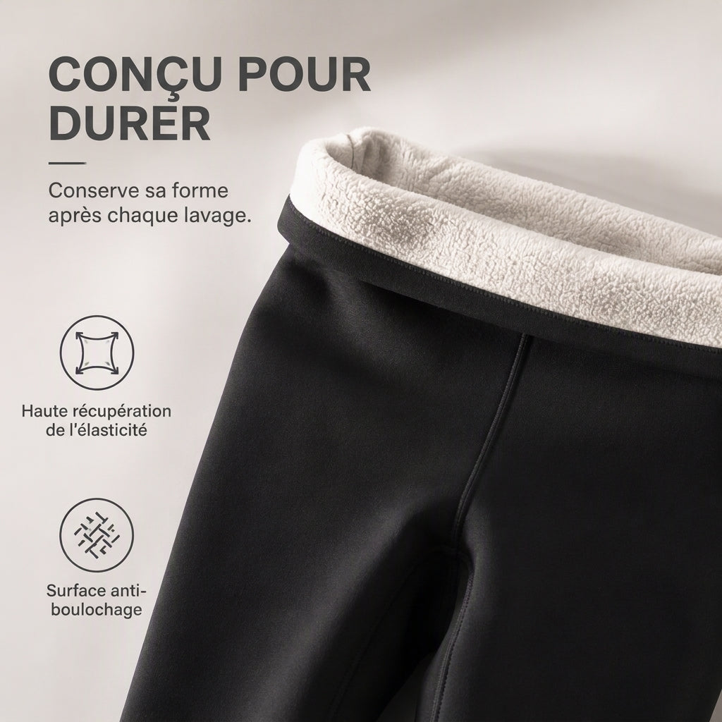 Pantalon de yoga thermique taille haute pour femmes