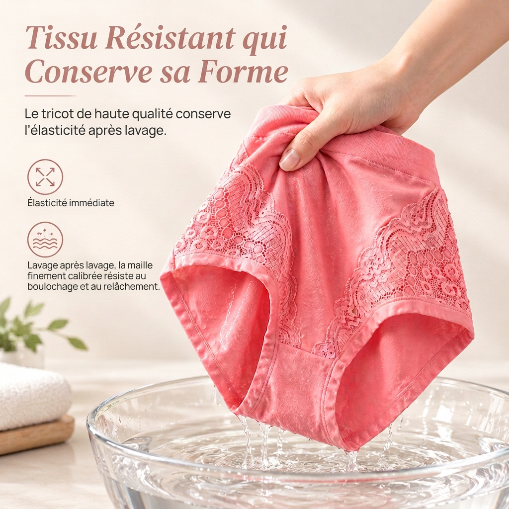🩲Culotte taille haute grande taille pour femme en coton élastique, pour femme d'âge mûr et senior