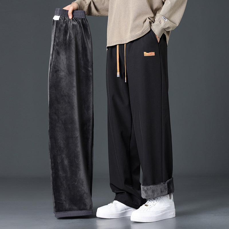 🔥Pantalon thermique d'hiver à coupe droite pour homme